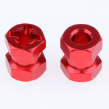Max 12mm Hex Hub 15-25mm Extension Adapter Combiner for RC Crawler Red -15mm