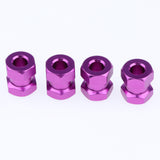 Max 12mm Hex Hub 15-25mm Extension Adapter Combiner for RC Crawler Purple -15mm