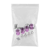Max 12mm Hex Hub 15-25mm Extension Adapter Combiner for RC Crawler Purple -15mm