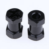 Max 12mm Hex Hub 15-25mm Extension Adapter Combiner for RC Crawler Black -20mm