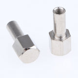 Max 12mm Hex Hub 15-25mm Extension Adapter Combiner for RC Crawler Black -20mm