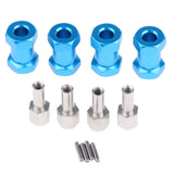 Max 12mm Hex Hub 15-25mm Extension Adapter Combiner for RC Crawler Blue -20mm