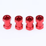 Max 12mm Hex Hub 15-25mm Extension Adapter Combiner for RC Crawler Red -20mm