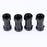 Max 12mm Hex Hub 15-25mm Extension Adapter Combiner for RC Crawler Black -25mm