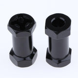 Max 12mm Hex Hub 15-25mm Extension Adapter Combiner for RC Crawler Black -25mm