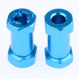 Max 12mm Hex Hub 15-25mm Extension Adapter Combiner for RC Crawler Blue -25mm