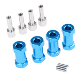 Max 12mm Hex Hub 15-25mm Extension Adapter Combiner for RC Crawler Blue -25mm