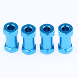 Max 12mm Hex Hub 15-25mm Extension Adapter Combiner for RC Crawler Blue -25mm