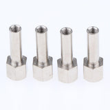 Max 12mm Hex Hub 15-25mm Extension Adapter Combiner for RC Crawler Red -25mm