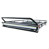 Max 1/10 RC Crawler DIY Metal Roof Rack for SCX10 TRX4 D90 TF2 cc01 with LED