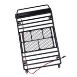 Max 1/10 RC Crawler DIY Metal Roof Rack for SCX10 TRX4 D90 TF2 cc01 with LED