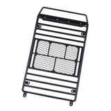 Max 1/10 RC Crawler DIY Metal Roof Rack for SCX10 TRX4 D90 TF2 cc01 without LED