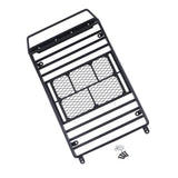 Max 1/10 RC Crawler DIY Metal Roof Rack for SCX10 TRX4 D90 TF2 cc01 without LED