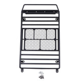 Max 1/10 RC Crawler DIY Metal Roof Rack for SCX10 TRX4 D90 TF2 cc01 without LED