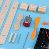 Max Creative Puzzle DIY Model Vehicle Handcraft Science Educational Toy Airplane