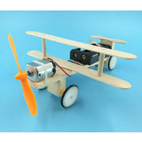 Max Creative Puzzle DIY Model Vehicle Handcraft Science Educational Toy Airplane