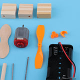 Max Creative Puzzle DIY Model Vehicle Handcraft Science Educational Toy Airplane