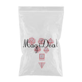 Max 7pcs Alloy Polyhedral Dices Set for Dungeons & Dragons Table Game Supplies A