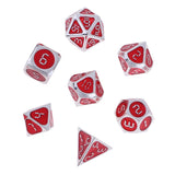 Max 7 Pack Multi-sided Dice D4 D6 D8 D10 D12 D20 Dices DND MTG RPG Wargame Toy D