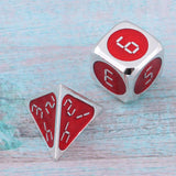 Max 7 Pack Multi-sided Dice D4 D6 D8 D10 D12 D20 Dices DND MTG RPG Wargame Toy D