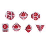 Max 7 Pack Multi-sided Dice D4 D6 D8 D10 D12 D20 Dices DND MTG RPG Wargame Toy D