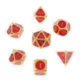 Max 7 Pack Multi-sided Dice D4 D6 D8 D10 D12 D20 Dices DND MTG RPG Wargame Toy E