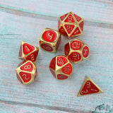 Max 7 Pack Multi-sided Dice D4 D6 D8 D10 D12 D20 Dices DND MTG RPG Wargame Toy E