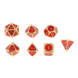 Max 7 Pack Multi-sided Dice D4 D6 D8 D10 D12 D20 Dices DND MTG RPG Wargame Toy E