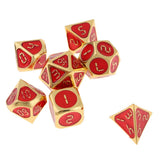 Max 7 Pack Multi-sided Dice D4 D6 D8 D10 D12 D20 Dices DND MTG RPG Wargame Toy E
