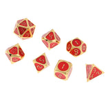 Max 7 Pack Multi-sided Dice D4 D6 D8 D10 D12 D20 Dices DND MTG RPG Wargame Toy E