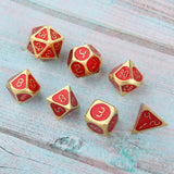 Max 7 Pack Multi-sided Dice D4 D6 D8 D10 D12 D20 Dices DND MTG RPG Wargame Toy E
