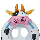 Max Maxb Inflatable Swimming Ring Pool Float Kid Waist Float Ring Cute Toy Cow