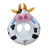 Max Maxb Inflatable Swimming Ring Pool Float Kid Waist Float Ring Cute Toy Cow