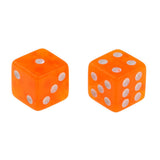 Max Maxb 100pcs 6-sided Game Dice 15mm Dice for Board Games and Teaching Math Orange