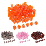 Max Maxb 100pcs 6-sided Game Dice 15mm Dice for Board Games and Teaching Math Orange