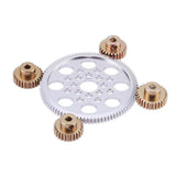 Maxbell Motor Gear Alloy Pinion Cogs Gear for Sakura CS S XIS D4 RC Model Car Acces