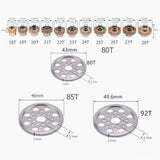 Maxbell Motor Gear Alloy Pinion Cogs Gear for Sakura CS S XIS D4 RC Model Car Acces