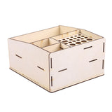 Maxbell Wooden Paint Rack Stand Storage Shelf Holder for DIY Art Painting Tool Set