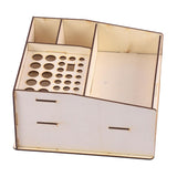 Maxbell Wooden Paint Rack Stand Storage Shelf Holder for DIY Art Painting Tool Set