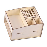 Maxbell Wooden Paint Rack Stand Storage Shelf Holder for DIY Art Painting Tool Set