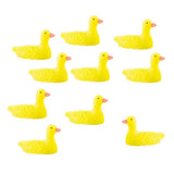 Maxbell 10pcs Pigeons Birds Miniature Doll House Fairy Garden Home Ornaments  Yellow