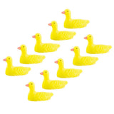 Maxbell 10pcs Pigeons Birds Miniature Doll House Fairy Garden Home Ornaments  Yellow