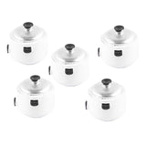 Maxbell 5 Pieces Resin Kitchen Cooker Miniatures for Dollhouse Decoration