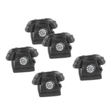 Max 5pcs Home Appliances Miniature Doll House Fairy Garden Home Telephone