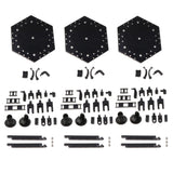 Max Action Figure Stand Bracket for 1/144 HG RG 1/100 MG Gundam Models Toy Black