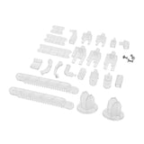 Max Action Figure Stand Bracket for 1/144 HG RG 1/100 MG Gundam Models Toy Clear