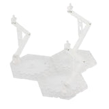 Max Action Figure Stand Bracket for 1/144 HG RG 1/100 MG Gundam Models Toy Clear