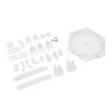 Max Action Figure Stand Bracket for 1/144 HG RG 1/100 MG Gundam Models Toy Clear