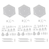 Max Action Figure Stand Bracket for 1/144 HG RG 1/100 MG Gundam Models Toy White