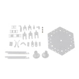 Max Action Figure Stand Bracket for 1/144 HG RG 1/100 MG Gundam Models Toy White